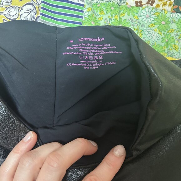 Commando Velvet Leggings in Indigo Purple - Picture 4 of 7